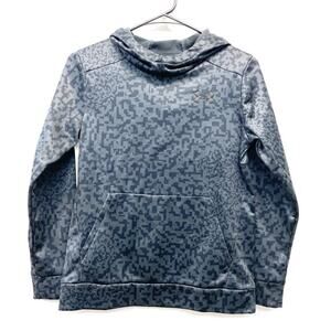 Under Armour Youth Fleece Tech Camo Hoodie Pullover‎ Gray Size Medium